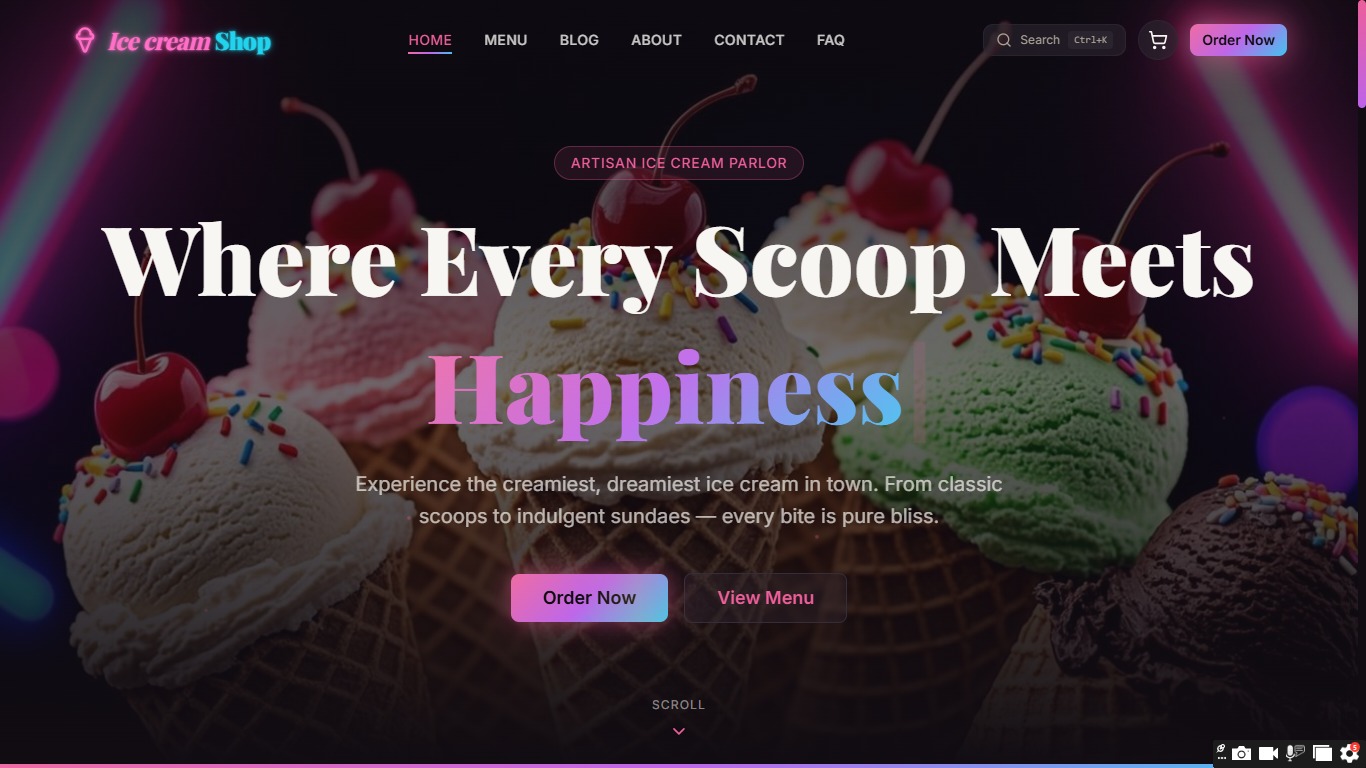 Ice Cream Shop